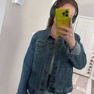 Time and Tru Dark Blue Jean Jacket